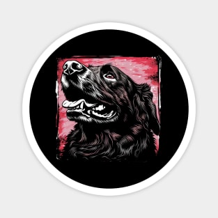 Retro Art Newfoundland dog Dog Lover Magnet